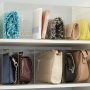 How to store handbags in a closet